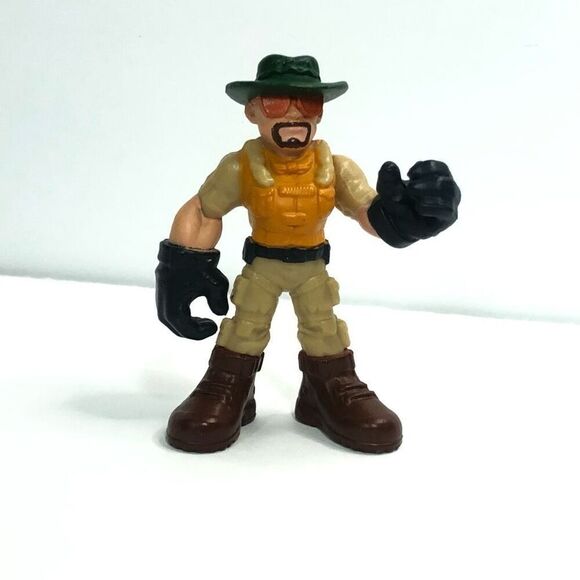 playskool heroes jurassic world t. rex human trainer range figure 2.5 inch - Picture 1 of 6